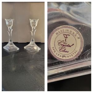 Beautiful Crystal Candle holders